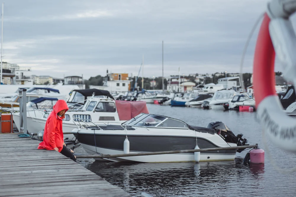 Boats at harbour