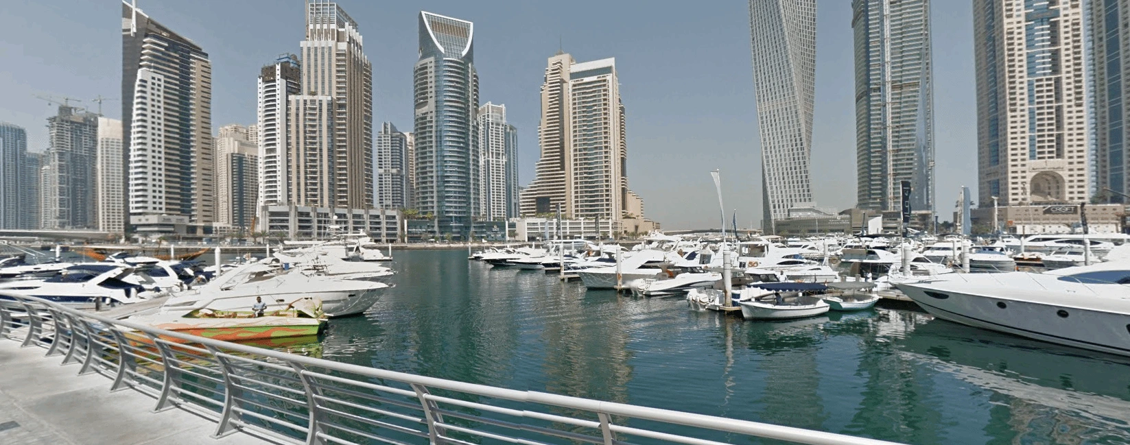 Yachts harbour Dubai Marina